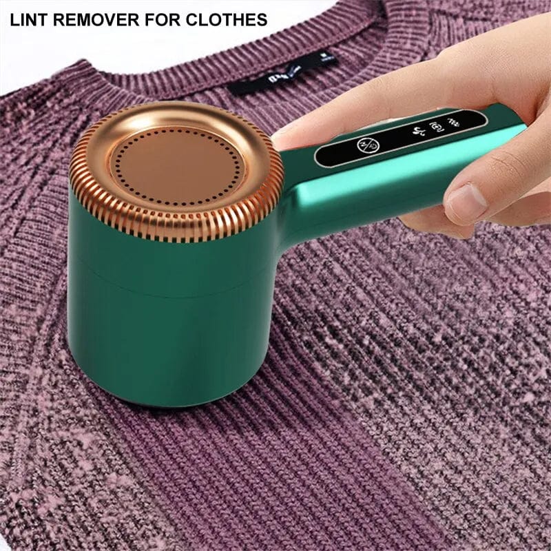 Magic shop spazzola per pulire i vestiti Green USB Electric Rechargeable Lint Remover