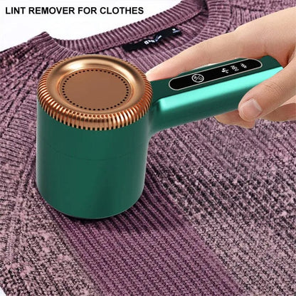 Magic shop spazzola per pulire i vestiti Green USB Electric Rechargeable Lint Remover