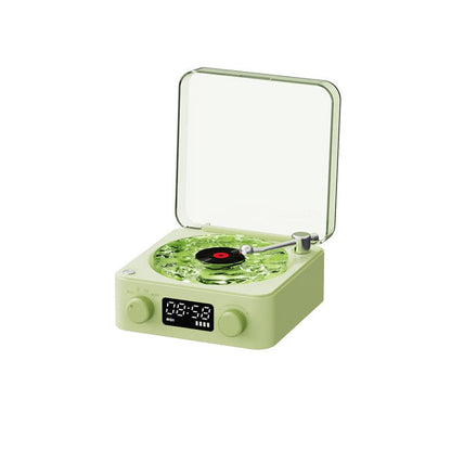 Magic shop speaker Green / USB / English version Vintage Vinyl Bluetooth Speaker