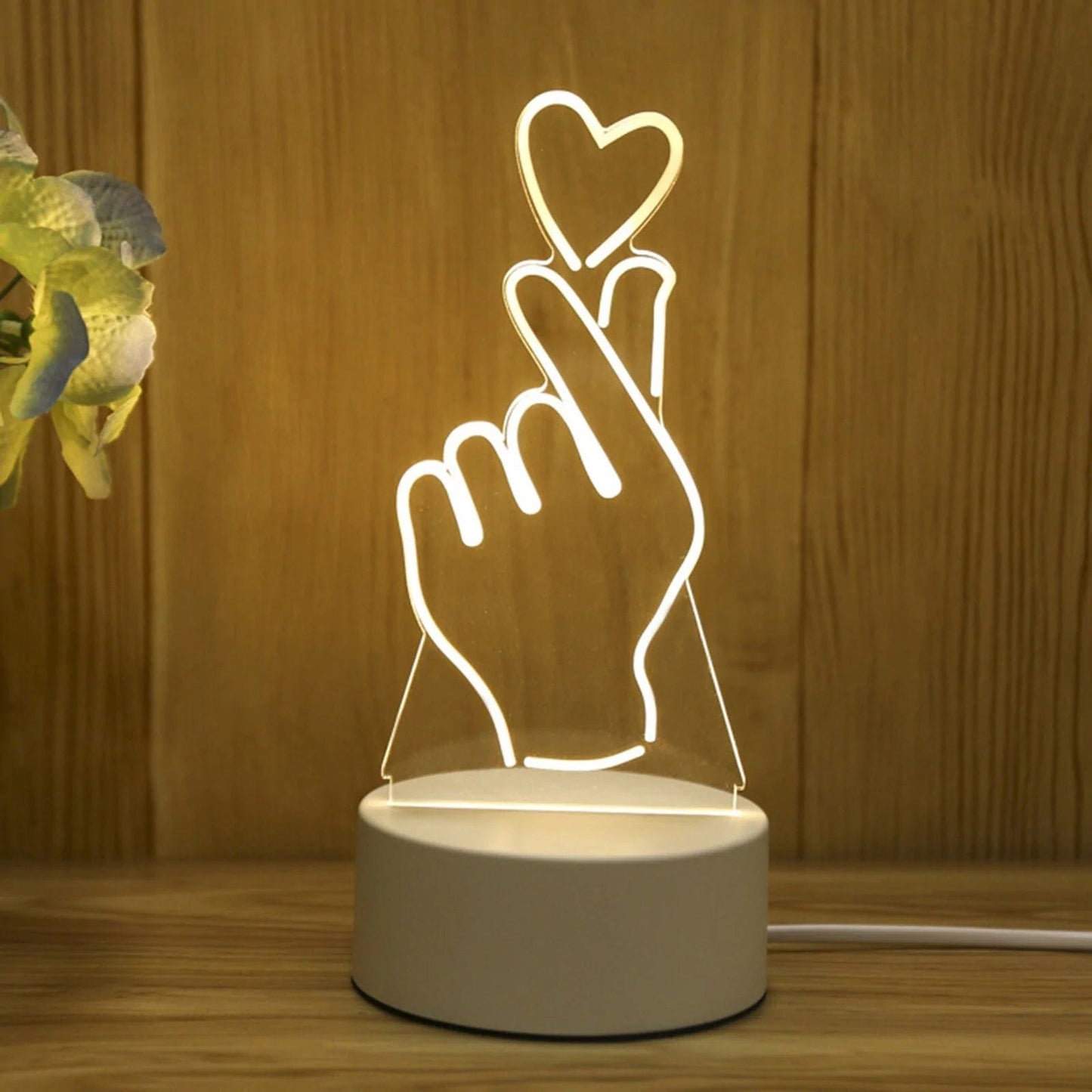 Magic shop USB Acrylic 3D Night Light Lamp