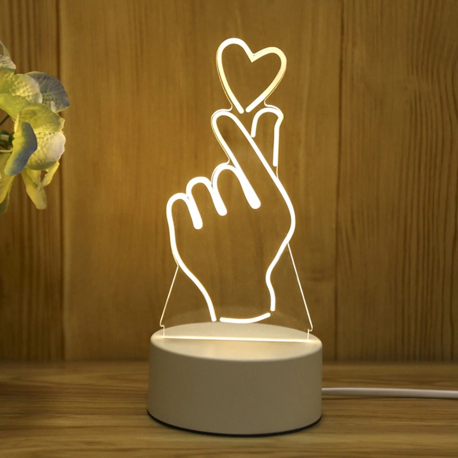 Magic shop USB Acrylic 3D Night Light Lamp