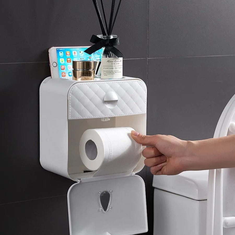 Magic shop Waterproof Wall Mount Toilet Paper Holder