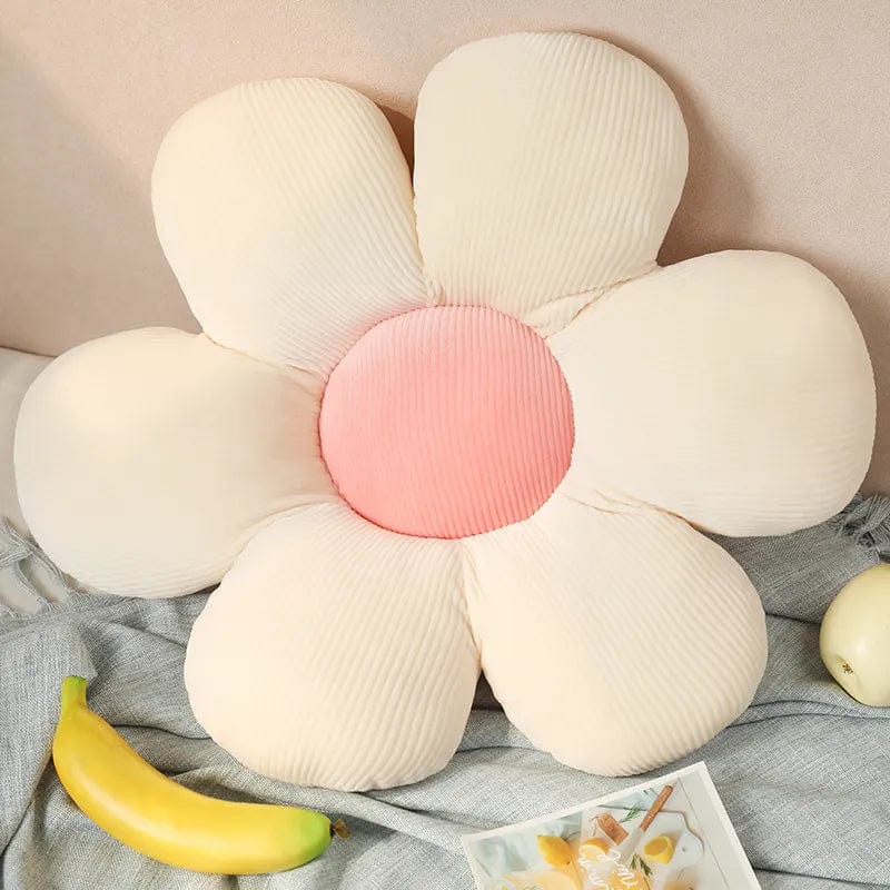 Magic shop White-pink / about 40-45cm Six Petal Flower Cushion