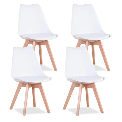 Magic shop White Set of 4 Modern Chairs