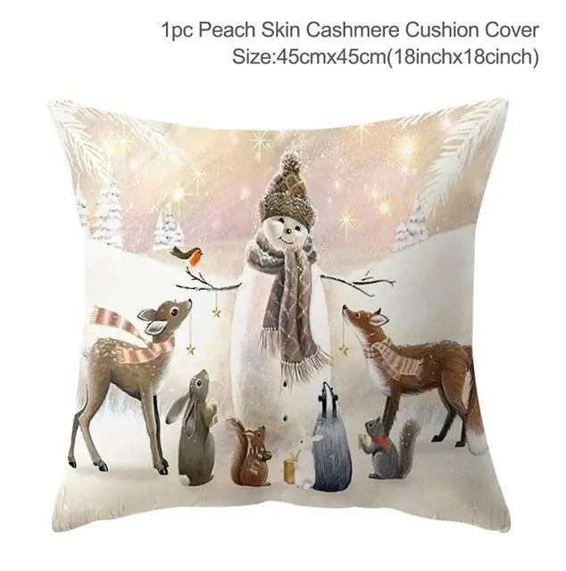 Merry Christmas Cushion Cover for a Festive Home