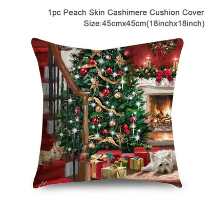 Merry Christmas Cushion Cover for a Festive Home