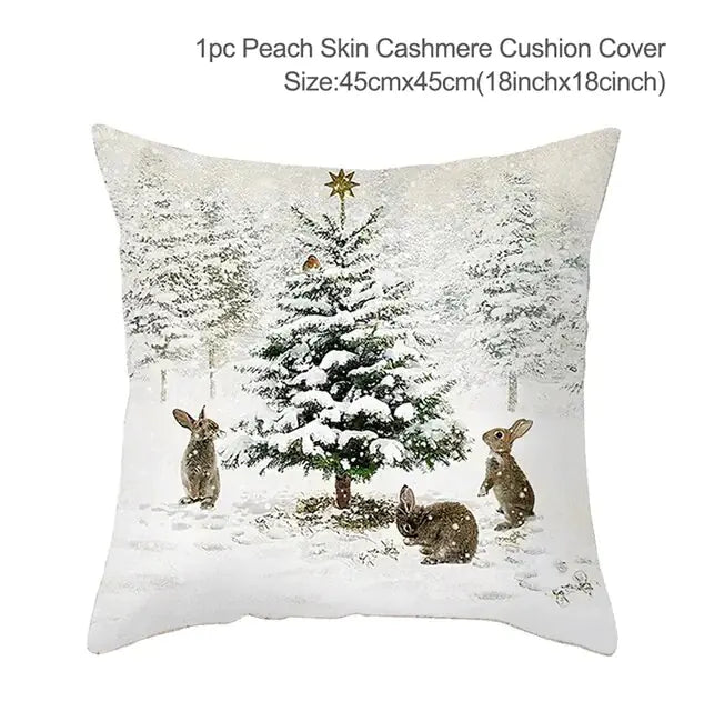 Merry Christmas Cushion Cover for a Festive Home